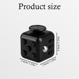 Tabanzhe Fidget Cube-Sensory Stress Anxiety Relief Cube 6 Different Functions Finger Cube Hand Spinners for Kids Adults Office Classroom Home Killing Time