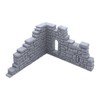Ruined Stone Walls Set B, Terrain Scenery for Tabletop 28mm