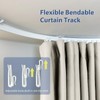 cbsroro Room Divider Ceiling Mounted Curtains Track Sets Extra Wide