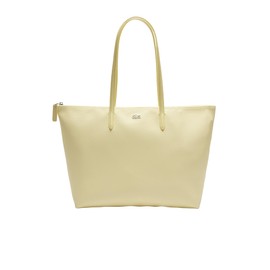 Lacoste Womens L.12.12 Concept Large Shopping Tote Bag, Yellow, One Size