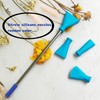 JILINWEI Blue Stainless Steel Straw Blow Nozzles Set for Acrylic