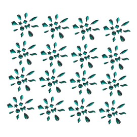 Baluue 120pcs Nail Rhinestones Back Gems for Nail Art of Unique Designs Easy to Apply Rhinestones for Decoration and Crafts for Home and