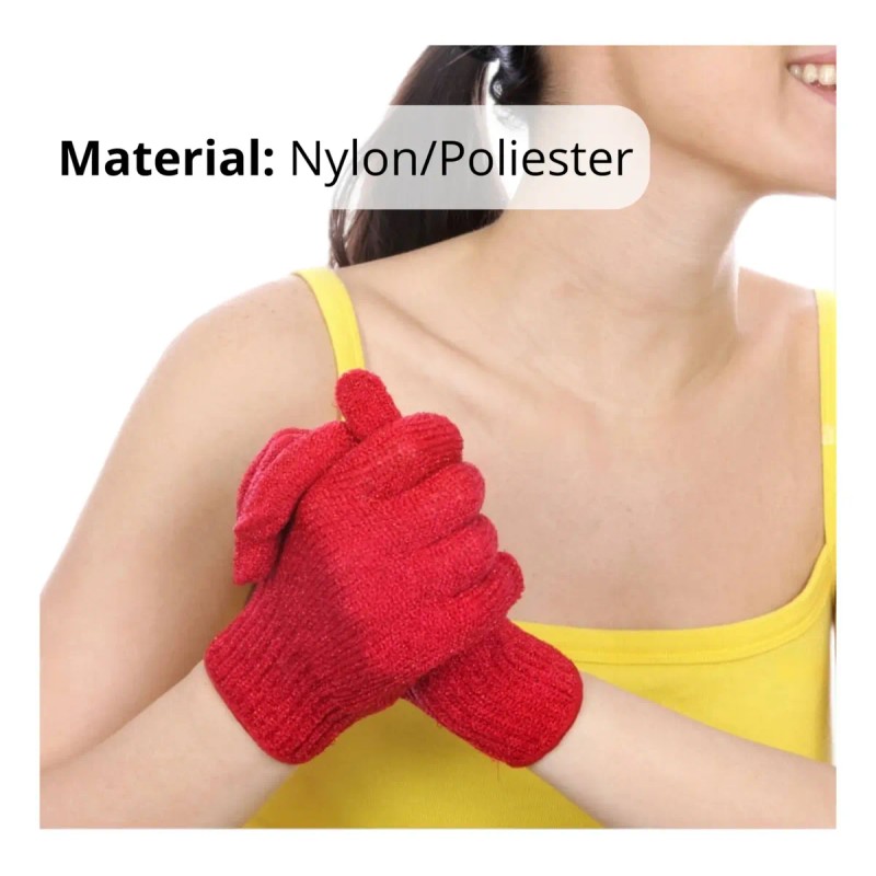 Guantes Exfoliantes Ducha Baño Masaje Ultrasuave Thebodyshop