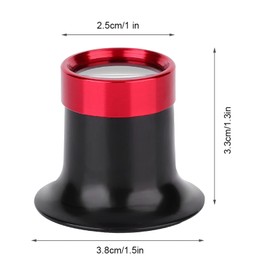 Watris Veiyi 10 x Watchmaker's Magnifier, Glass Lens, Jeweller Magnifier, Monocular Watchmaker's Magnifier for Jewellery, Diamonds, Watch, Sewing