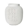 LITECRAFT Kerry Table Lamp Pierced Vessel Styled Ceramic E14 Base