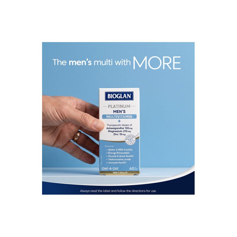 Bioglan Platinum Mens Multi 60 Tablets