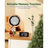 GOLOZA Digital Alarm Clock for Bedrooms, Digital Clock with LED