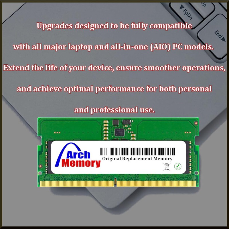Arch Memory 4GB RAM-4GDR3LA0-SO-1866 Replacement for Qnap 204-Pin DDR3L 1866MHz