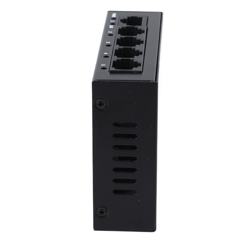 5 Port Ethernet Switch Professional High Speed 10 100Mbps Iron