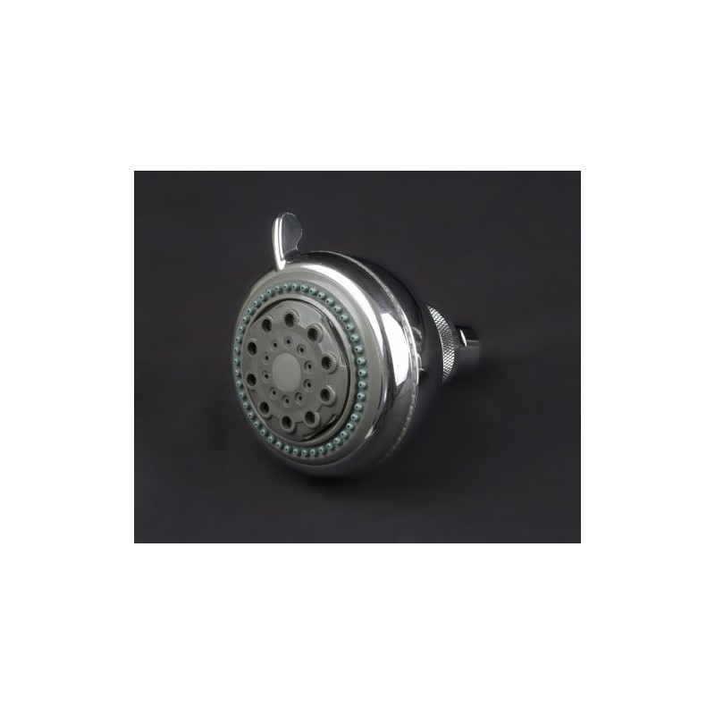 Zoe Industries Neptune Dual Shower Heads - Chrome, 6 Settings,