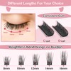 Cluster Eyelashes, Pack of 72 Individual Eyelashes, Eyelash Clusters, DIY