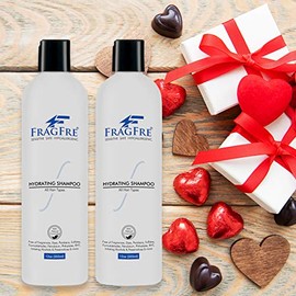 Hydrating Sensitive Shampoo 12 oz - Sulfate Free Shampoo Fragrance Free - Parabens Free Hypoallergenic Mild Hair Cleanser - Gluten Free Vegan Cruelty Free - with soft Natural Cucumber Aroma