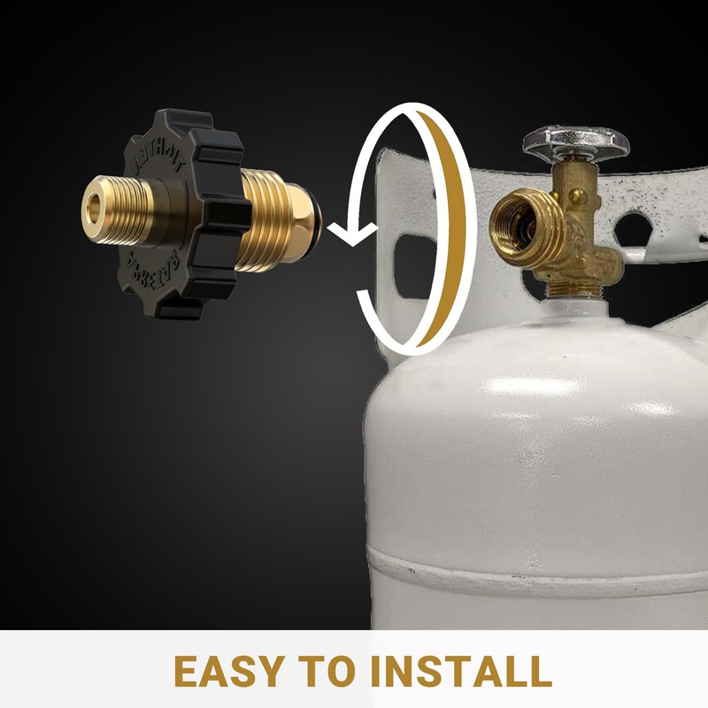 Onlyfire 5041 Soft Nose POL Propane Gas Fitting Adapter with