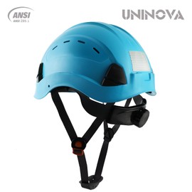UNINOVA OSHA Hard Hats for Construction ANSI Approved Safety Helmet 6 pt. Ratchet Suspension Cascos De Construccion ANSI Z89.1-2014 Type I Class C Hardhats(T5 Blue)