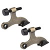 HOMOTEK 2 Pack Hinge Pin Antique Brass Door Stopper, Adjustable