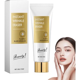 Eliminador de arrugas instantáneo, crema reafirmante, suero facial antiedad instantáneo, reafirma y reafirma la piel, nutre y repara profundamente, suaviza las líneas de expresión (1)