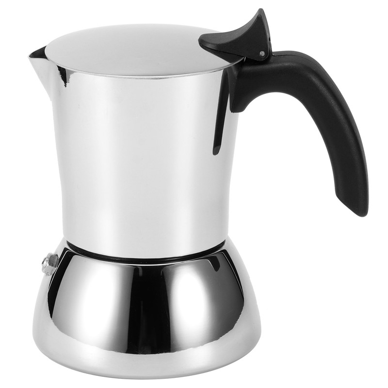 304 Stainless Steel Coffee Maker Mocha Pot Extraction Kettle for