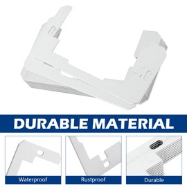 Wall Plate Spacers, 20Pcs Outlet Spacers for Electrical Box, Metal Flush Fit Device Leveling Plates, Receptacle Spacers Shims Leveler for Fixing Walls Electrical Outlet