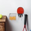 MyGift 12 Inch Wall Mounted Silver Metal Table Tennis Pickleball