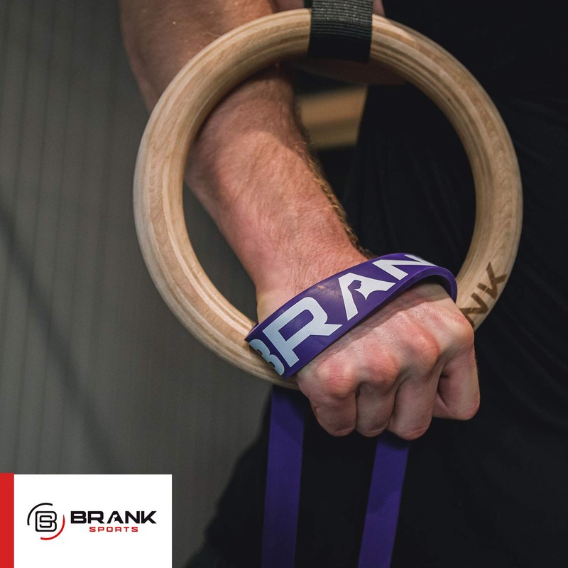 BRANK SPORTS Elastic Purple Band for Sports, Strength Training and