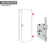 SOTECH BKS Door Lock BB Lock Class 1 Backset 55