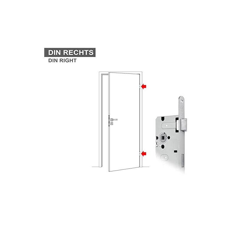 SOTECH BKS Door Lock BB Lock Class 1 Backset 55