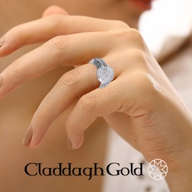 .925 Sterling Silver Jewish King Solomon Star of David Signet Ring - Size 14-3/4