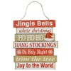 Christmas Decoration Wood Sign, Let It Snow (Let It Snow)/Jingle