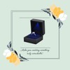 Jewellbox | Black Display Ring Box with LED light |