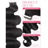 Lacer Body Wave Tape in Hair Extensions Human Hair 22