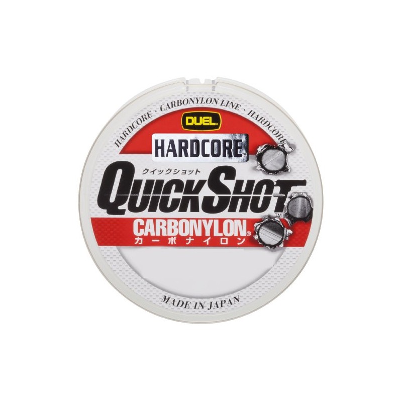 DUEL(デュエル) HARDCORE(ハードコア) カーボナイロンライン 12Lbs. HARDCORE QUICK SHOT CN 150m 12LbS.