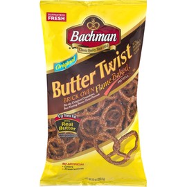 Bachman Butter Twist Pretzels 10 oz. Bag (3 Bags)