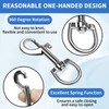 MCSDFN 12 Pcs Swivel Eye Bolt Snap Hooks 3.2 Inch