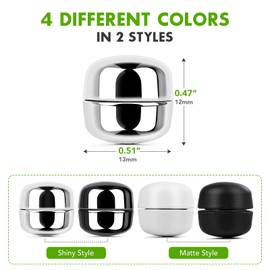 VSKIZ Strong Magnetic Hijab Pins, 4 Pack Powerful Hijab Magnets Multi-Purpose Pinless Hijab Magnetic Pins, Colorful Magnet Pin Scarf Magnetic Pin No-Snag Button Brooch Clasp for Clothing Dress Scarves