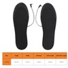 2Pcs Heated Insoles L Size USB Plug in Washable Foot