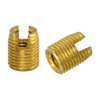 sourcing map Self Tapping Threaded Inserts, 15pcs Inner M3-0.5 Outer