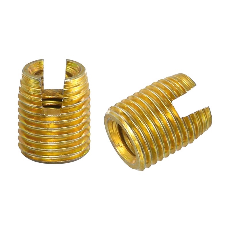 sourcing map Self Tapping Threaded Inserts, 15pcs Inner M3-0.5 Outer