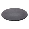 Cilio Slate Round Cheese Board, Natural Stone Tray for Serving