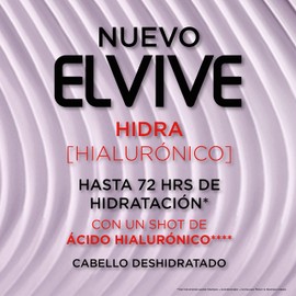 L'Oréal Paris Shampoo Hidra Hialurónico Elvive 370 ml