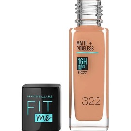 Base De Maquillaje Maybelline Fit Me Fps 22 Matte 30 Ml Tono 322 Warm honey