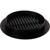 Ø 150mm / 6 inch Black Plastic Ventilation Grille -