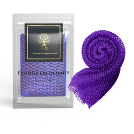 Sarhaana Djampe afrikanisches Duschnetz, Badeschwamm, Peeling-Handschuh, Toilettenblume, XL, Zubehör für Damen, Herren, Kinder, Körperpeeling