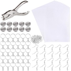 Taasmoog 181-Piece Shrink Film Set, Shrink Film for Crafts, Shrink Plastic Set, Shrink Film Set for Children for DIY Gift Decorations