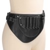 PU Leather Scissors Waist Bag 2 Layers Portable Scissors Holder