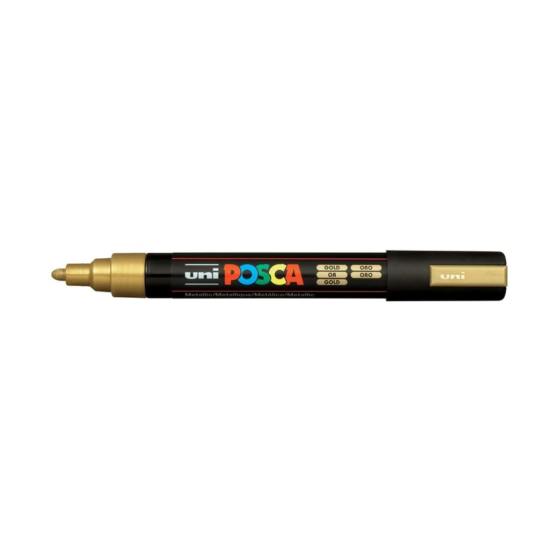 Posca PC5M/8METAL09 Marker Pens Box of 8 Assorted Colours