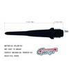 CyeeLife Professional Dart Tips Black 100 Pieces Sports 2BA Black