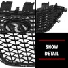 Front Upper Grille, Fit Hyundai Sonata 2015 2016 2017 W/o