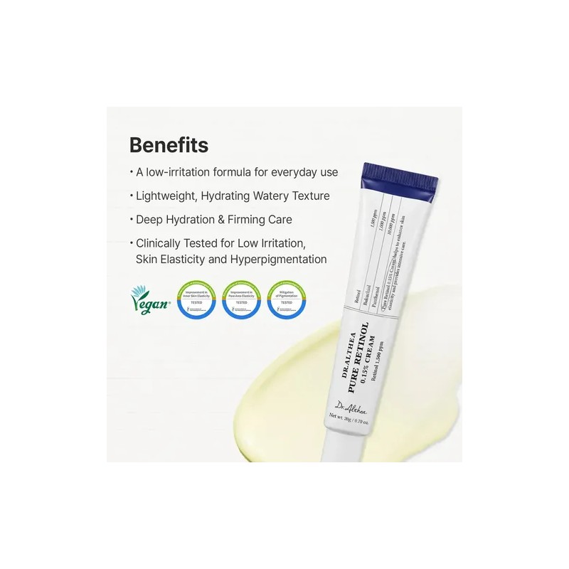 Dr.althea Pure Retinol 0.15% Cream - 20g Todo Tipo De