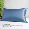 LINENWALAS 100% Organic Bamboo Pillowcase Set of 2 Soft Bamboo