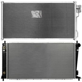 Aintier Aluminum Radiator Replacement 2006-2011 for Acura for CSX,2006-2011 for Honda for Civic 2926 Plastic Radiator Auto Parts Complete radiator Radiator Engine Coolant Radiator Assembly Radiator